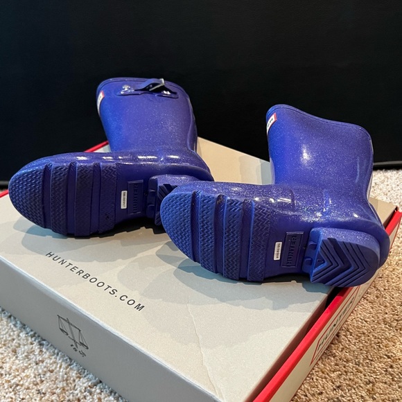 Hunter Original Kids Starcloud boots in Electric Storm - Picture 8 of 16